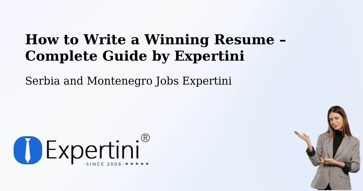 Resume Writing Guide for Job Seekers – Cumberland - Cumberland, Serbia and Montenegro Jobs Expertini